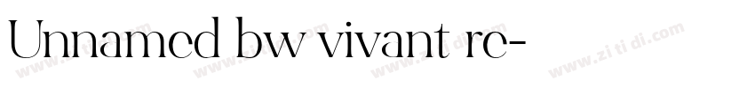 Unnamed bw vivant re字体转换